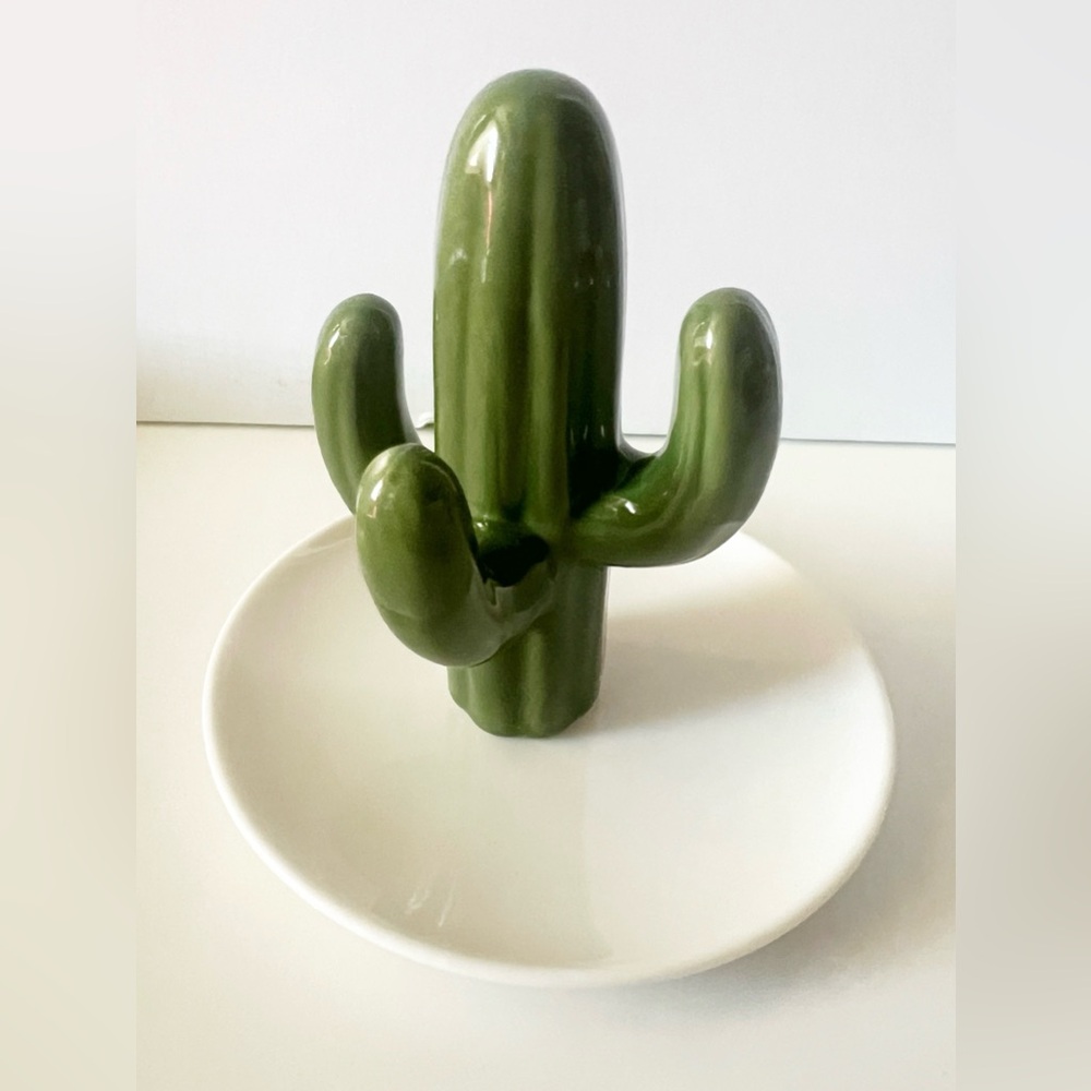 Saguaro Cactus Ceramic Jewelry and Trinket Dish - New!